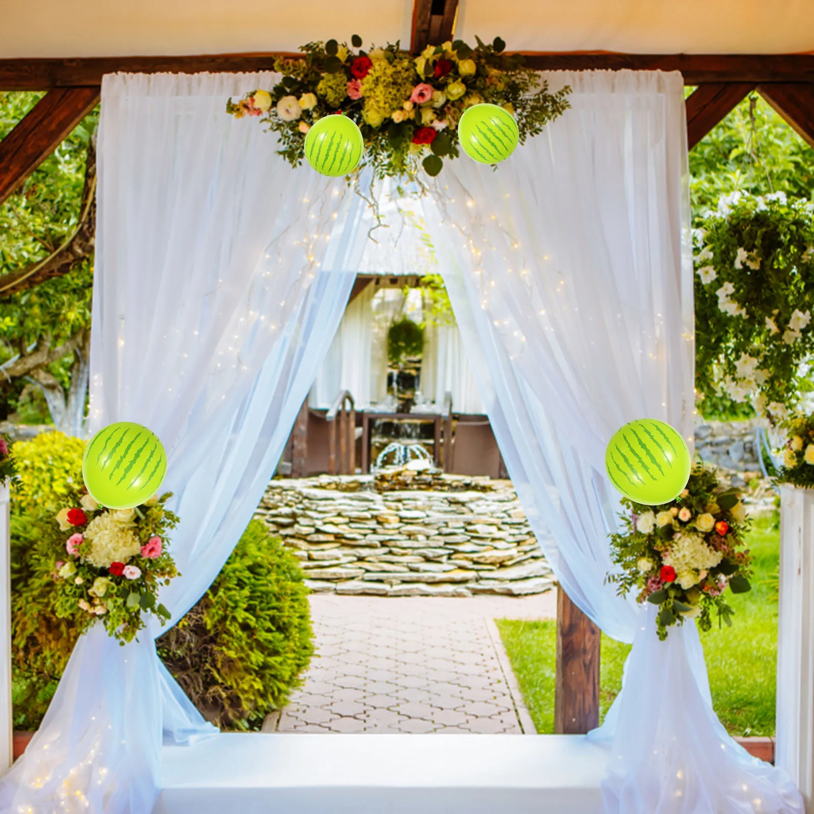 

1Set Hawaiian Balloons Arch Kit Rich Color Latex Balloon Garland Hawaii Style Party Decorations Photo Props Summer Celebration