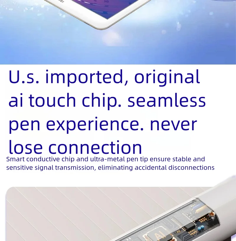2026 Universal Stylus Battery Display Pen Touch Pen For Android IOS iPad Huawei Xiaomi Honor Tablets Stylu Penci