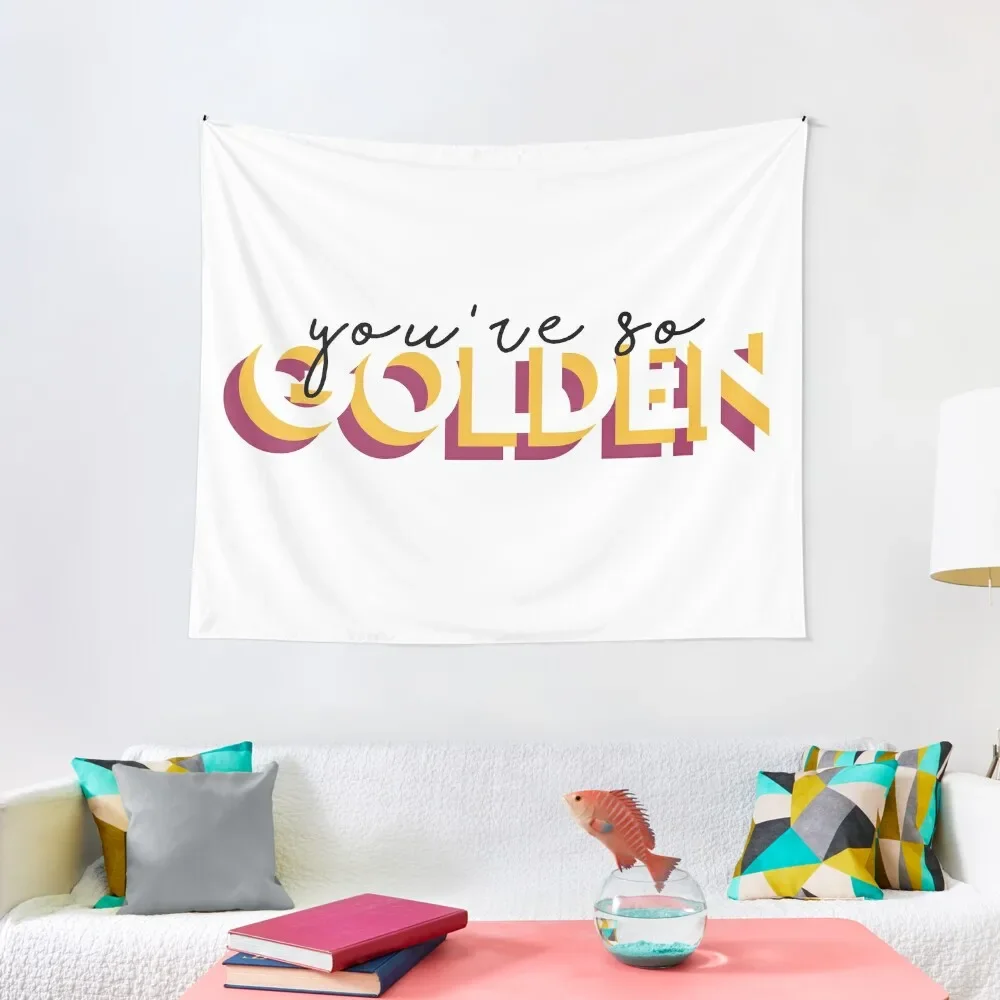 

golden Tapestry Cute Room Things Wall Art Art Mural Tapestry