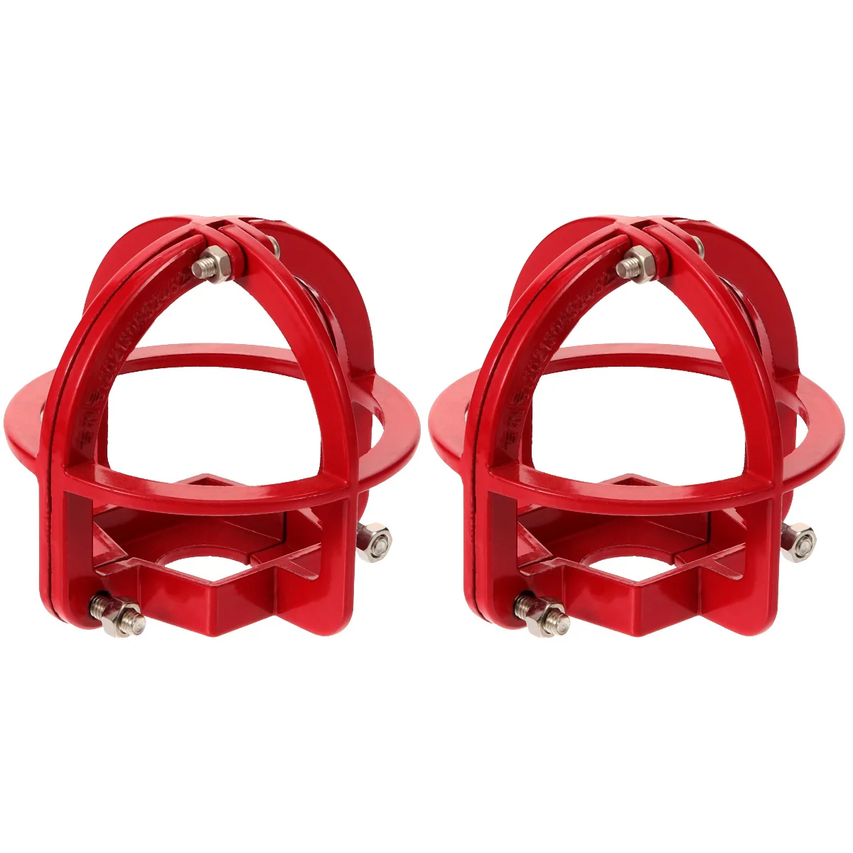 Sprinkler Head Protection Frame, Sprinklers Heads Protection, Fire Covers Bico, Metal Travel, Conjunto de 2