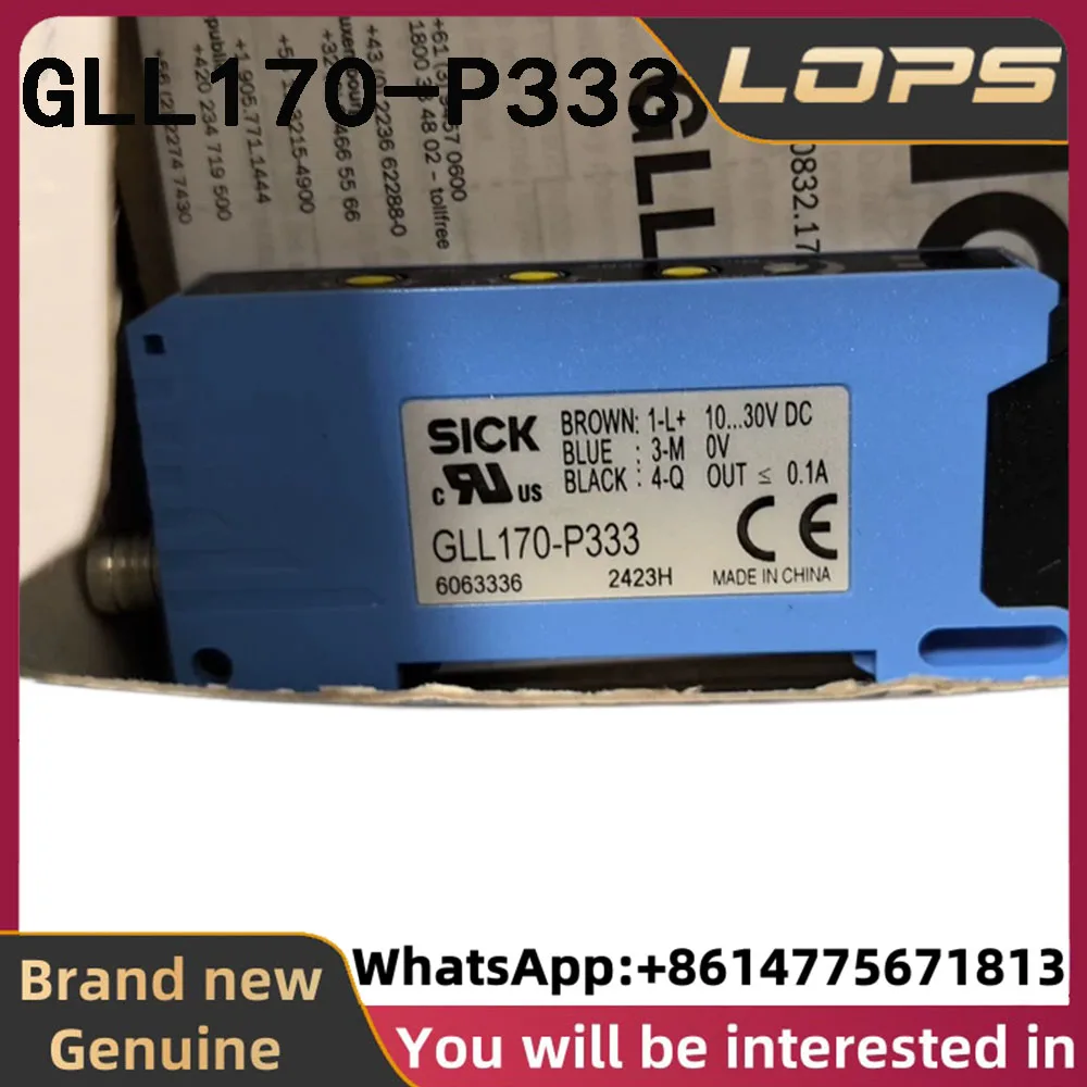 GLL170-P333 Brand new original SICK Fiber optic amplifier sensor, order number 6063336, welcome to consult
