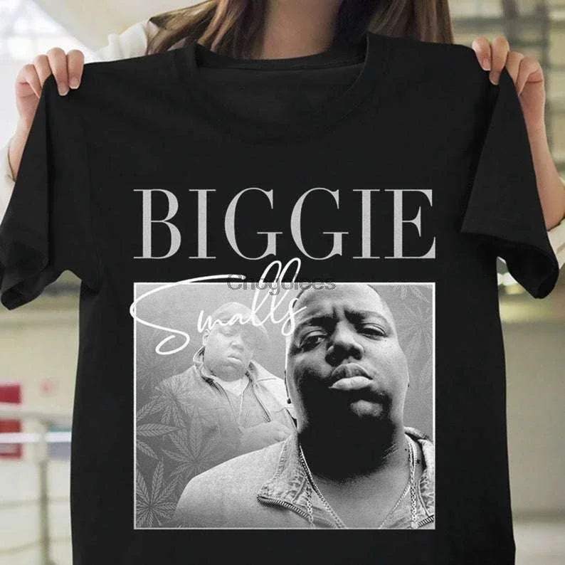 Biggie_Smalls_Notoorrious_Big Rapper T-Shirt Unisex Cotton Reprint ET2791