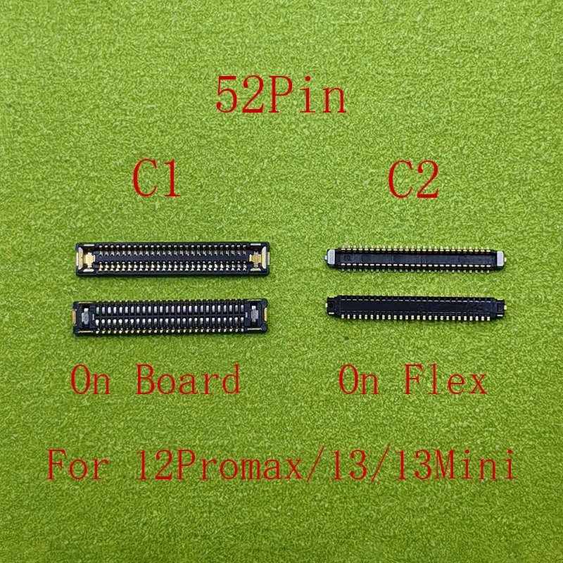 5pcs-10Pcs LCD Display FPC Connector On Motherboard For iPhone 12 13 Pro Max mini 12Pro 13Pro 13Mini Touch Screen Plug On Flex