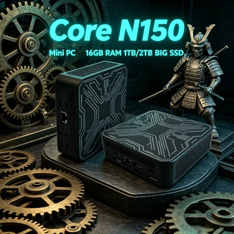 Arrival 2026 Core  N150  BT5.2 WiFi6 Portable Mini PC Computer16GB RAM 1TB/2TB BIG SSD Gaming Computer  office Desktop