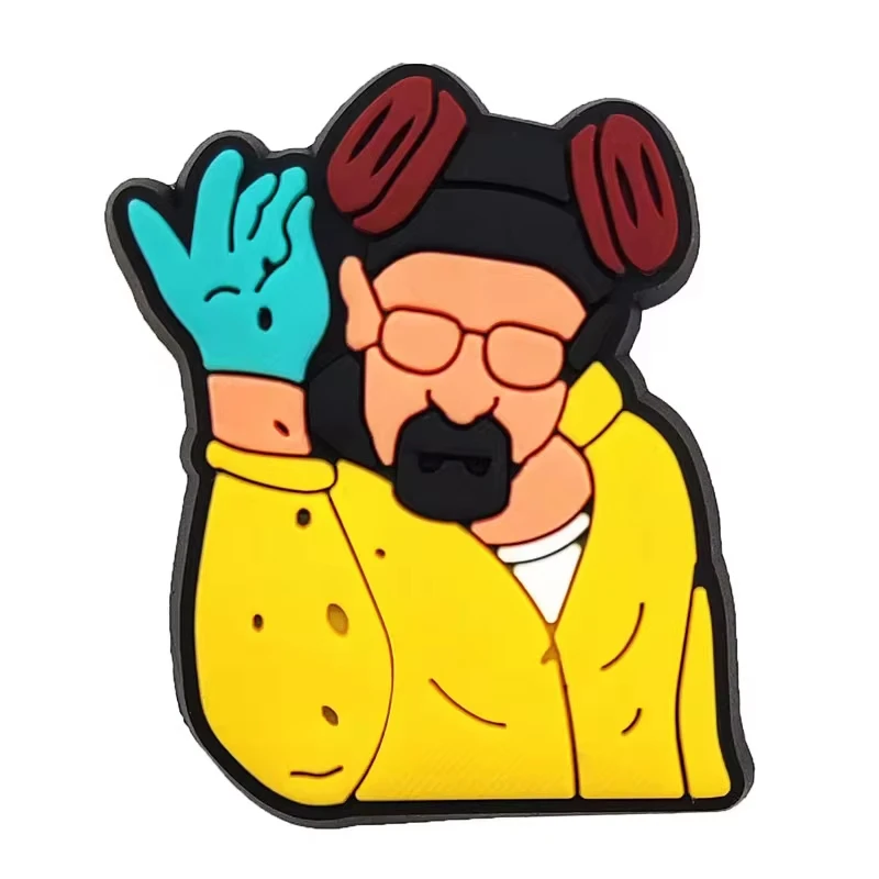 Alla moda e fresco originale 10-120 pezzi scarpe ciondoli accessori per scarpe in PVC per sandali fantastici decorazione fibbia bambini amici regali di Natale