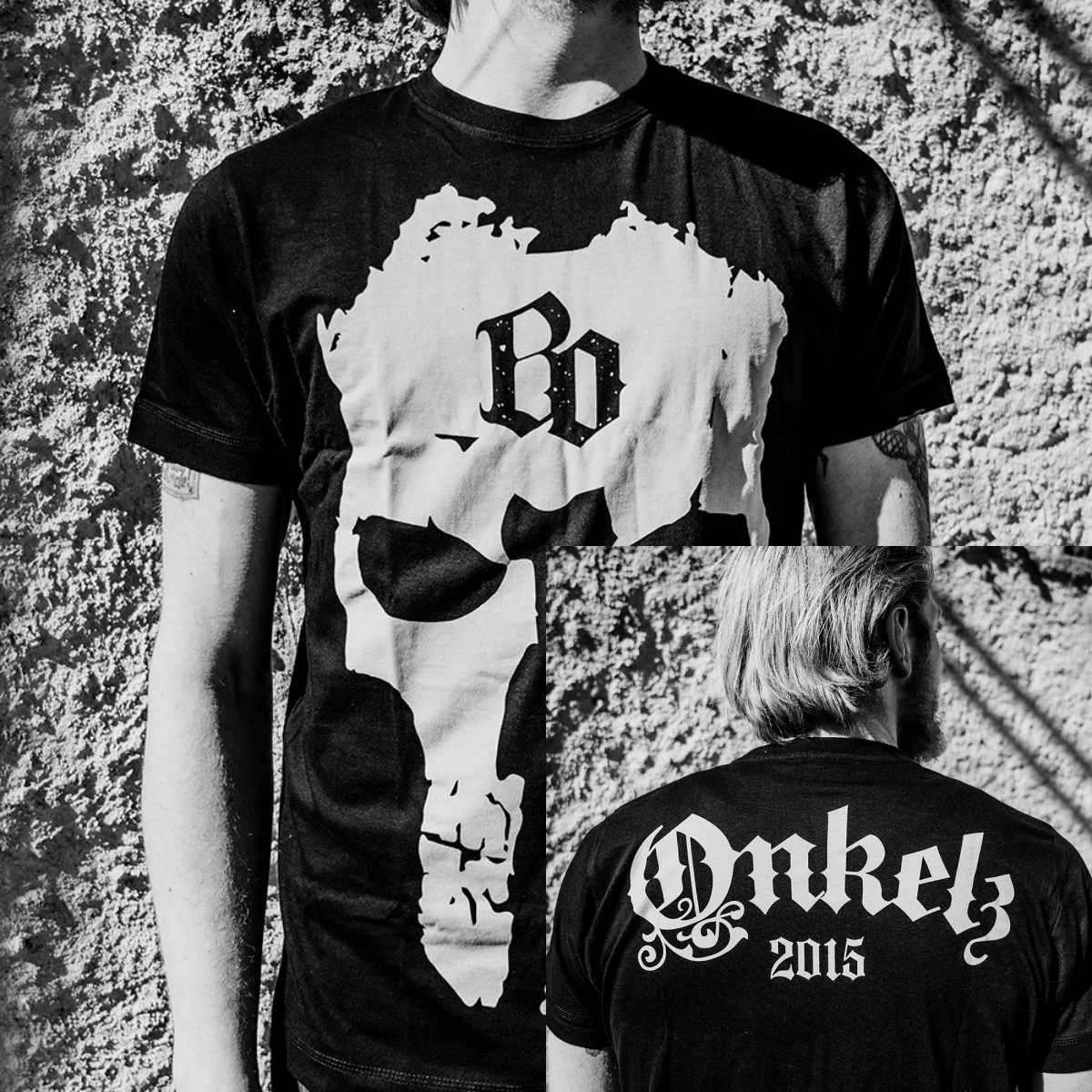 BO Skull Böhse Onkelz Band T-Shirt Baumwolle Grafik-T-Shirt Herren Damen Sommer Streetwear