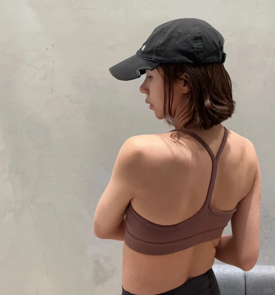 Yoga suit Y-shaped beautiful back women's sports quick drying underwear nude double-sided brushed solid color bra sports top bra view 5