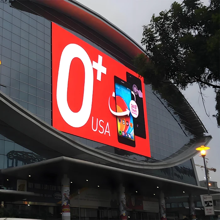 Outdoor Waterproof Full-Color P5 LED Panel Flexible Screen Display Wall for High-Rise Building LED Video Wall