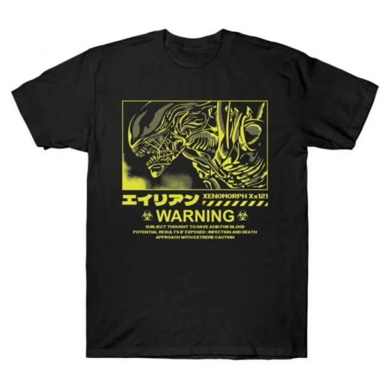 

XENO XX121 Japan Sci-Fi Alien Gift T-Shirt Weyland LV-426 Xenomorp Horror movie Short Sleeve Graphic clothes All size tops