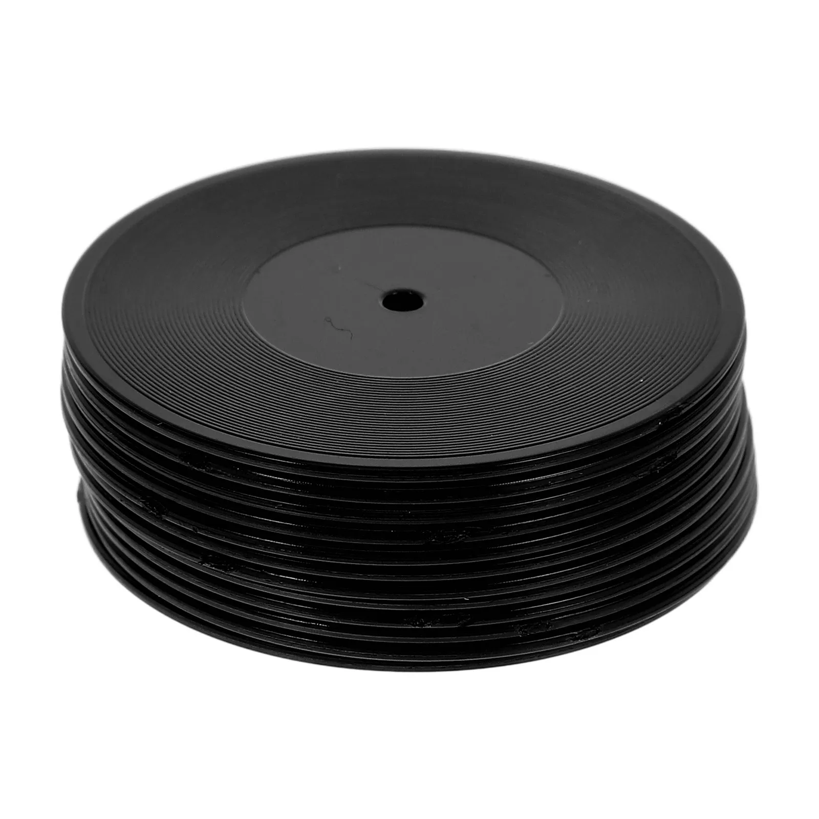 

12Pcs Mini Vinyl Records Vintage Style 1:12 Scale Miniature Music Accessories Dollhouse Music Room Micro Landscape