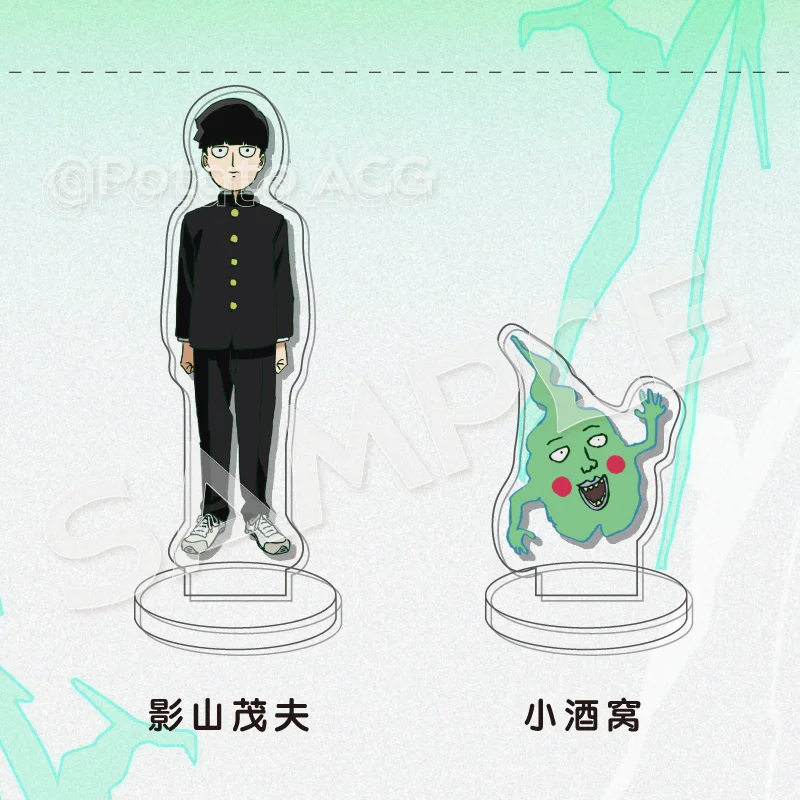 Anime Mobu Saiko Hyaku/Mob Psycho 100 Dimple Kageyama Shigeo Acrylic Indicative Board Standing Sign Figure Desk Decor Xmas Gift