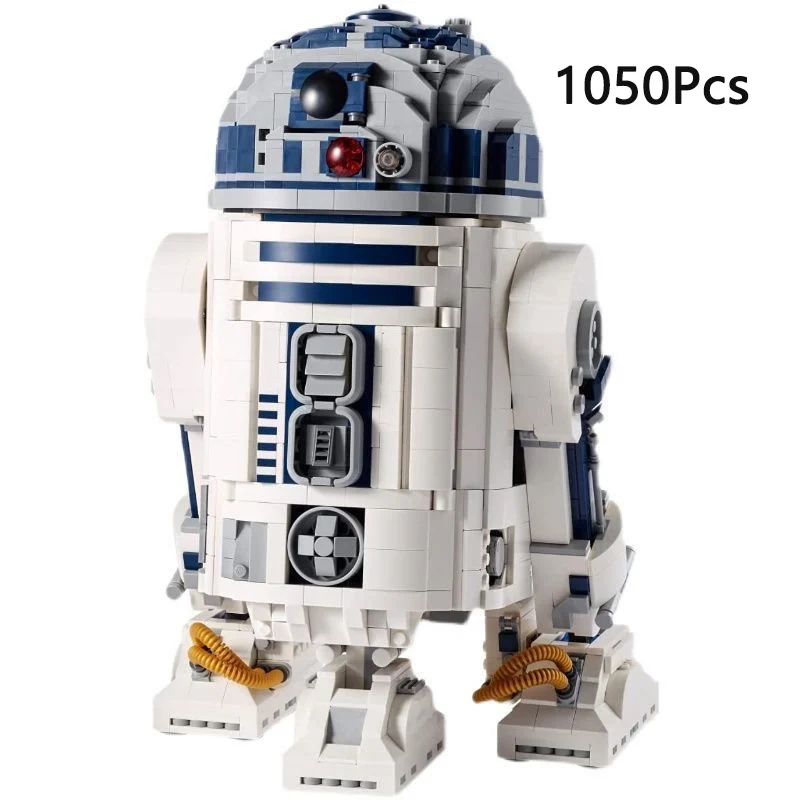 New 1050PCS Galaxy Robots R2D2-Droid Building Blocks Model Compatible 75379 Model MOC  Bricks DIY Kid Puzzle Toy Party Gift Set