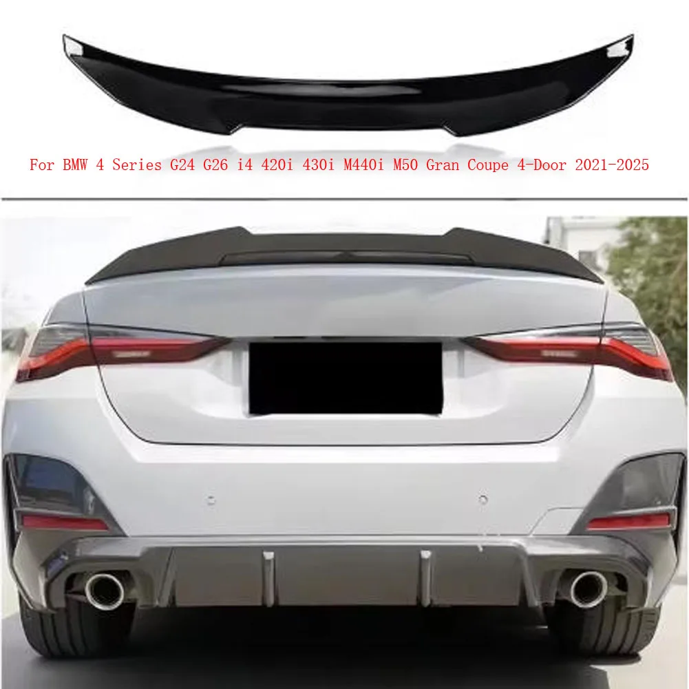 

Спойлер-накладка на крышку багажника (стиль PSM) для BMW G24 G26 I4 420i 430i 440i M440i 4-дверный Gran Coupe, 2021-2025 гг.