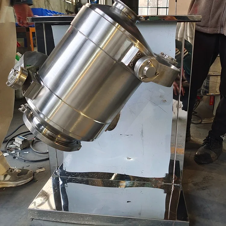 Laboratory mixed food stainless steel 3D mixer