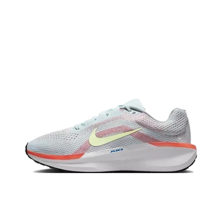 Nike Winflo 11 Glacier Blue Bright Crimson Sail Barely Volt pour femme FJ9510-402