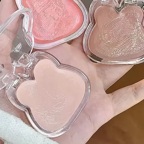 Water Gloss Cheek Cream Monochrome Blush Paste Mud Purple Orange Tint Brighten Lips Cheek Contour Rouge Waterproof Makeup Blush