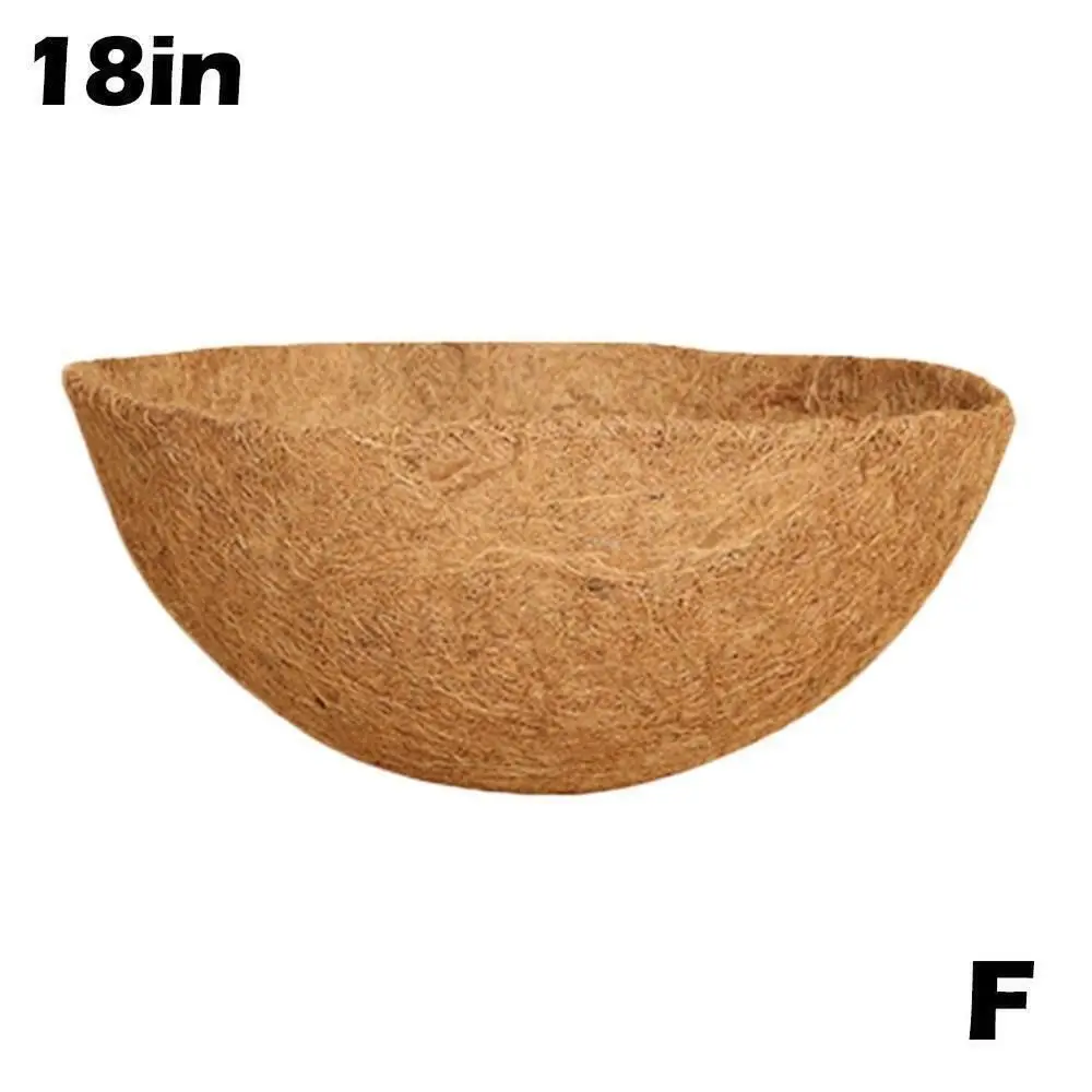 Multi-functional Outdoor 8/10/12/14/16/18 Inch Round Hanging Basket Liner For Planters Basket Replacement Liner Coconut Liners