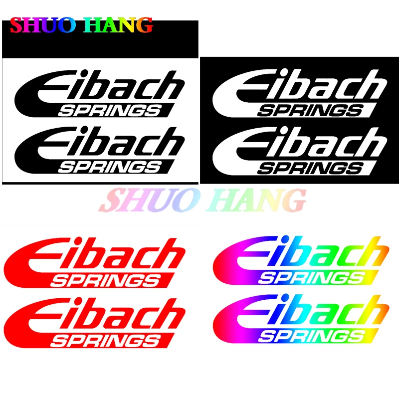 Eibach ฤดูใบไม้ผลิสร้างสรรค์สติกเกอร์รถไวนิล Die Cut Auto Parts หน้าต่าง Trunk Racing ฉากตกแต่ง PVC