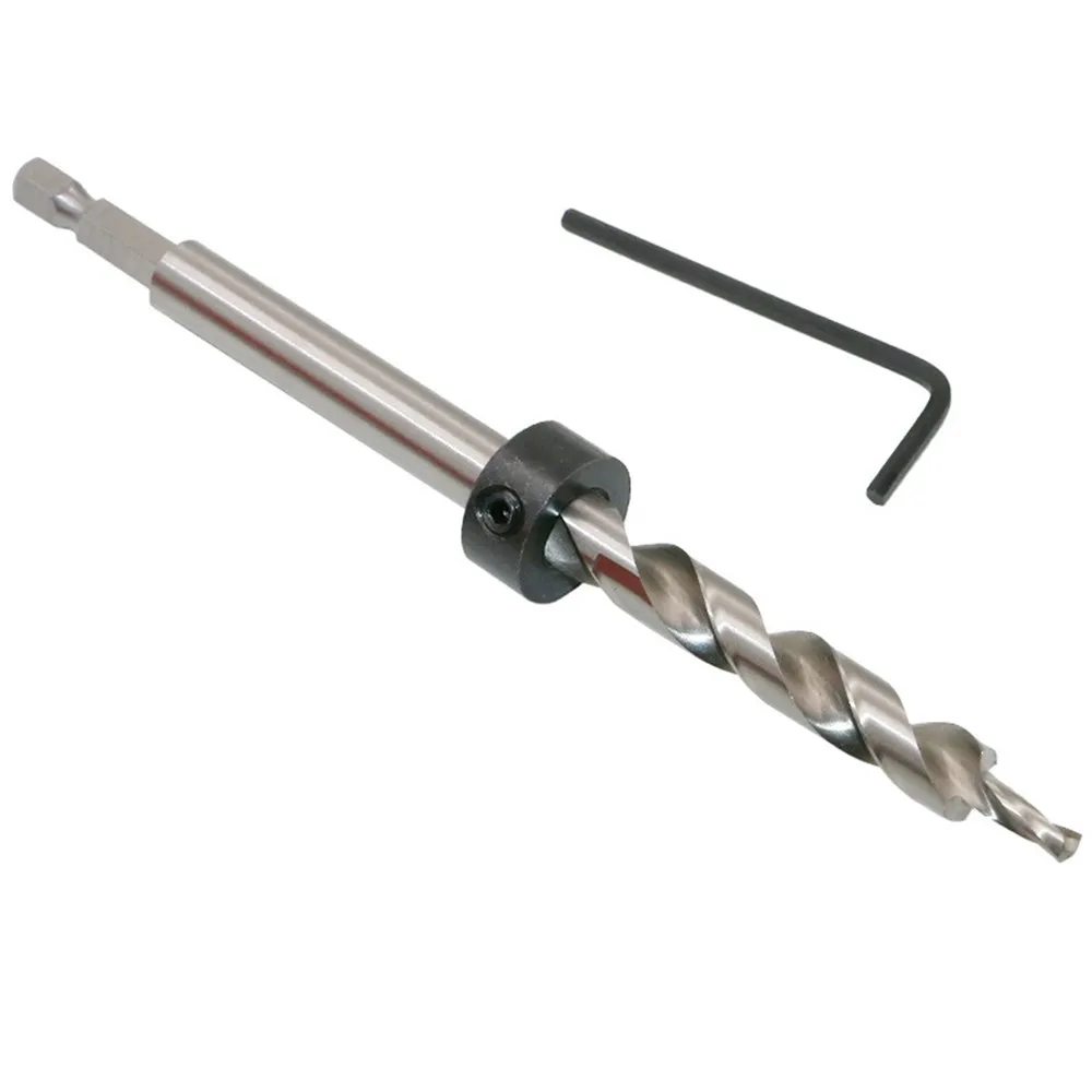 1/4\\\" Sechskant-Stufenbohrer 3/8\\\"" (9,5 mm) für Vorrichtung, manuelles Taschenloch, Holzbearbeitung, Schrägloch-Locator"