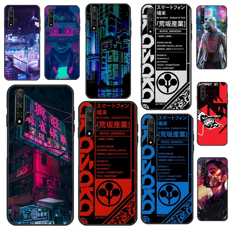 Cyber Style Punks Case For Huawei P30 P20 P40 Mate 20 Lite P Smart 2019 Nova 9 5T Honor 50 Pro 8X 10i Coque