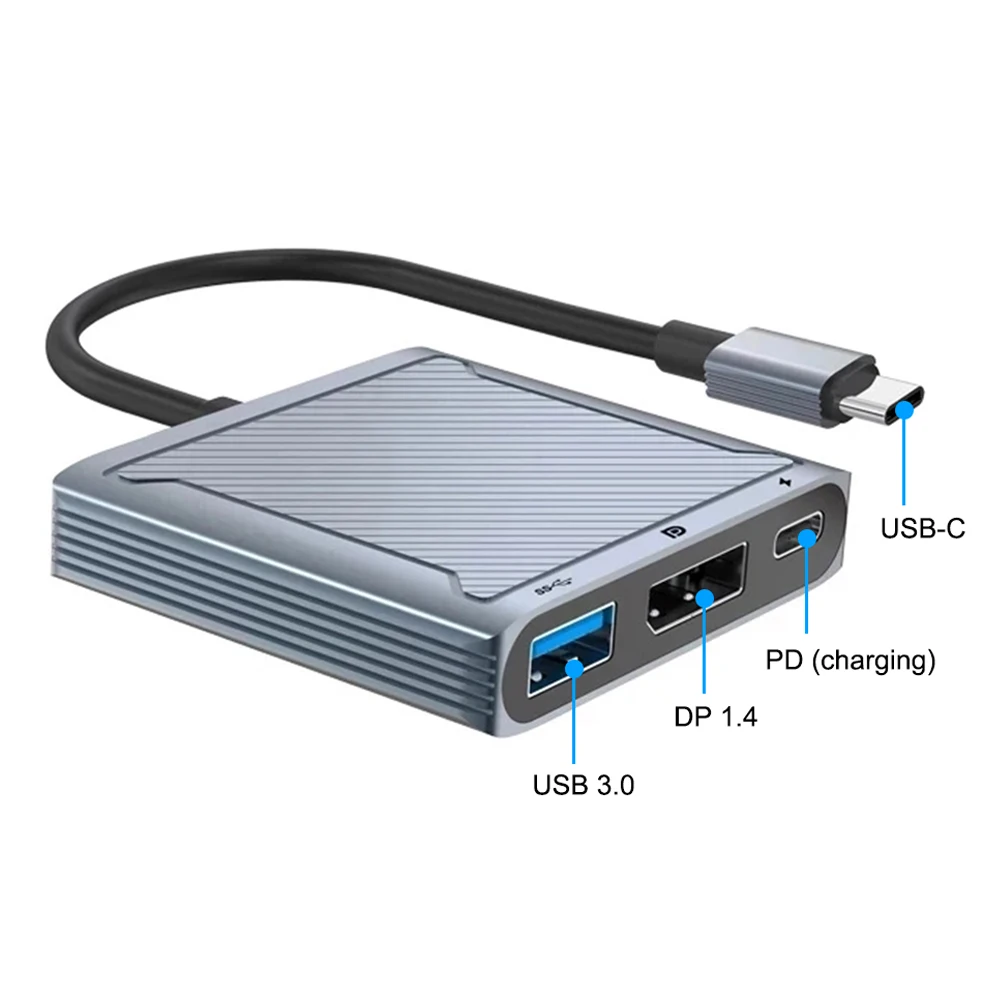 Usb Adapter For Type C PD 8K Display Port 1.4 Thunderbolt 3 Type c 3 In 1 Docking Station Usb c Play Station Gaming Accessories