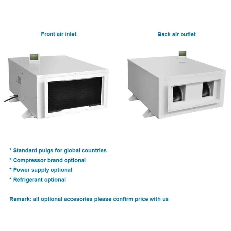 하루 168리터 천장형 제습기 벽걸이형 제습기 리모컨 제습기