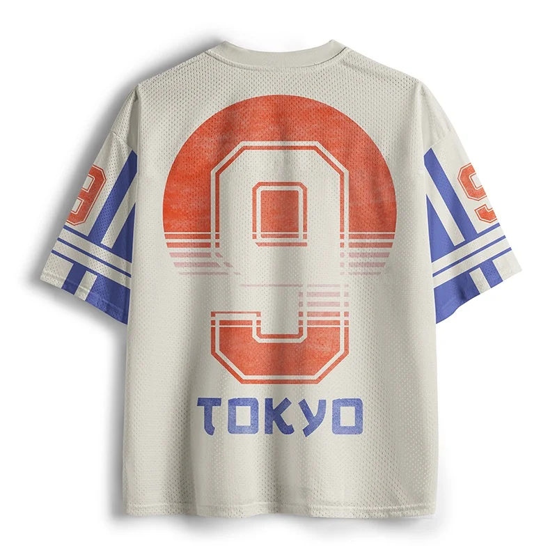 2026 Tokyo Japan Fun 3DV Neck Sports Fitness T-shirt for Men and Women, Children's Parent Child Wear, Street Wear, Casual Top