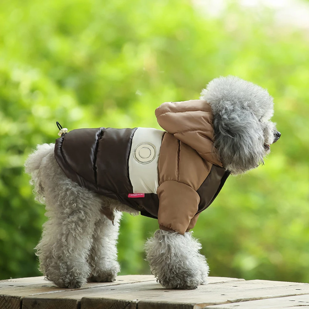 

Dog Warm Vest Pet Clothes Puppy Costume Winter Supply Soft Comfortable Trendy Design Loose Fit H Crafted Details Chic
