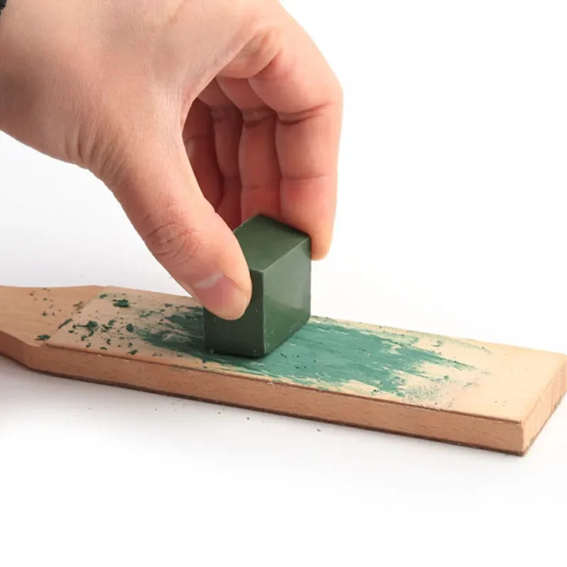5Pcs Green Polishing Paste Alumina Fine Abrasive Green Buff Polishing Compound Metal Jewelry Polishing Compound Abrasive Paste