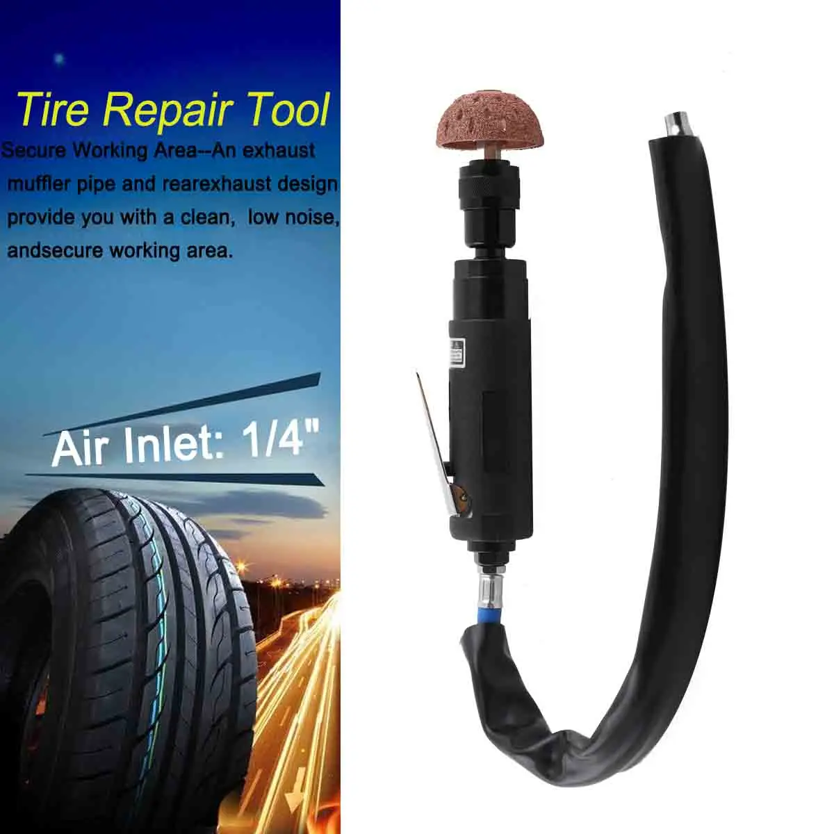 2500 دورة في الدقيقة الهوائية الصغيرة آلة طحن وتلميع الإطارات إصلاح طاحونة أداة الإطارات إصلاح طاحونة الإطارات أداة إصلاح الإطارات ساندر