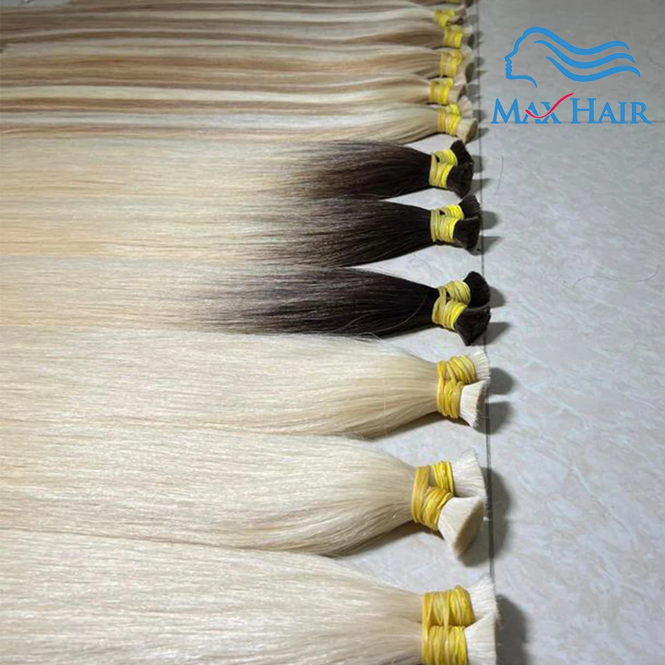 Cheveux humains en vrac pour tressage, cheveux raides, sans trame, cheveux vierges Remy, vrais cheveux naturels vietnamiens, vente en gros cheveux lâches cheveux raides