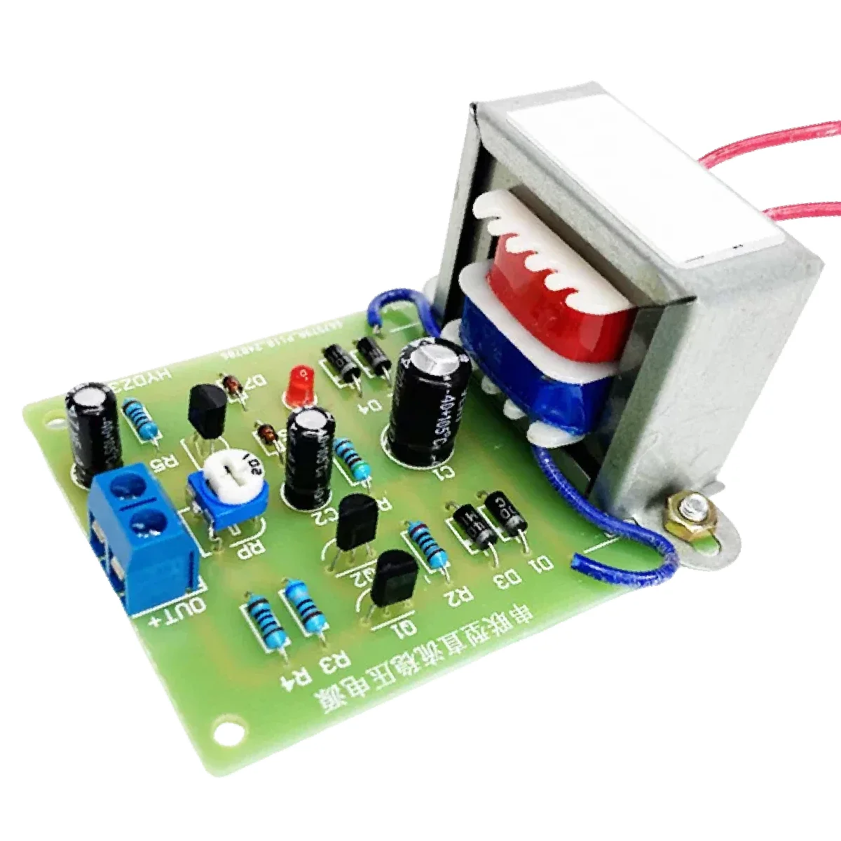 Adjustable DC Power Supply DIY Soldering Kit, Voltage Regulation Circuit Kit for STEM Electronic Training & Hobby Practice