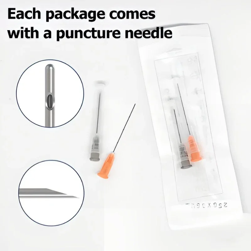 Factory Disposable Blunt-tip Cannula 22g 23G 25G 27G 18G 50mm/70 Blunt Fine Micro Body Piercing Needles Cannula Syringe