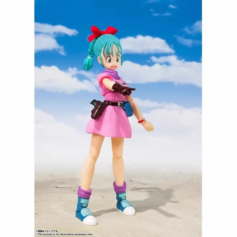 Disponibile Gonna rosa BANDAI Dragon Ball Bulma SHF Ver. SHFiguarts Action Figure Anime Giocattoli Modelli Collezioni Ornamenti per il desktop