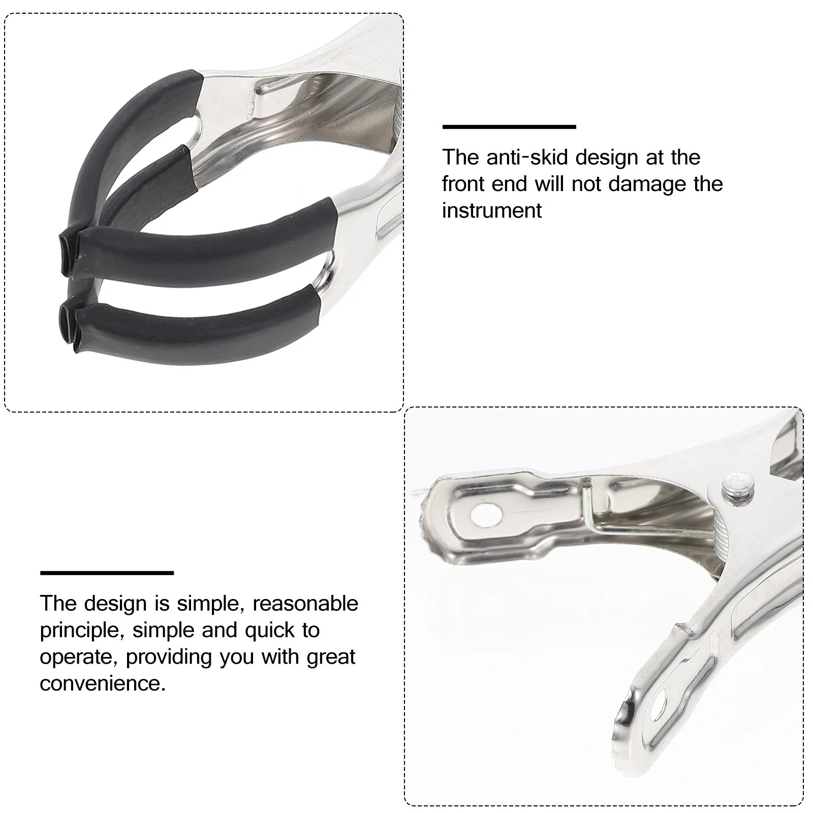 

Saxophone Repair Supply Premium Quality Stainless Steel Indentation Clamp for Wind Instruments Saxophone Repair Clip