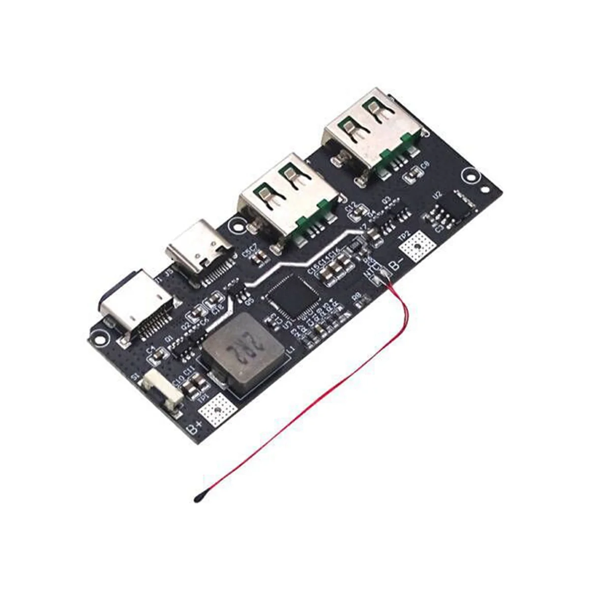 22.5W 5V 4.5A Type-C Micro-USB C 5-Port Powers Pack QC4.0+PD3.0 Two-Way Fast Charging Mobile Powers Module Circuit Board