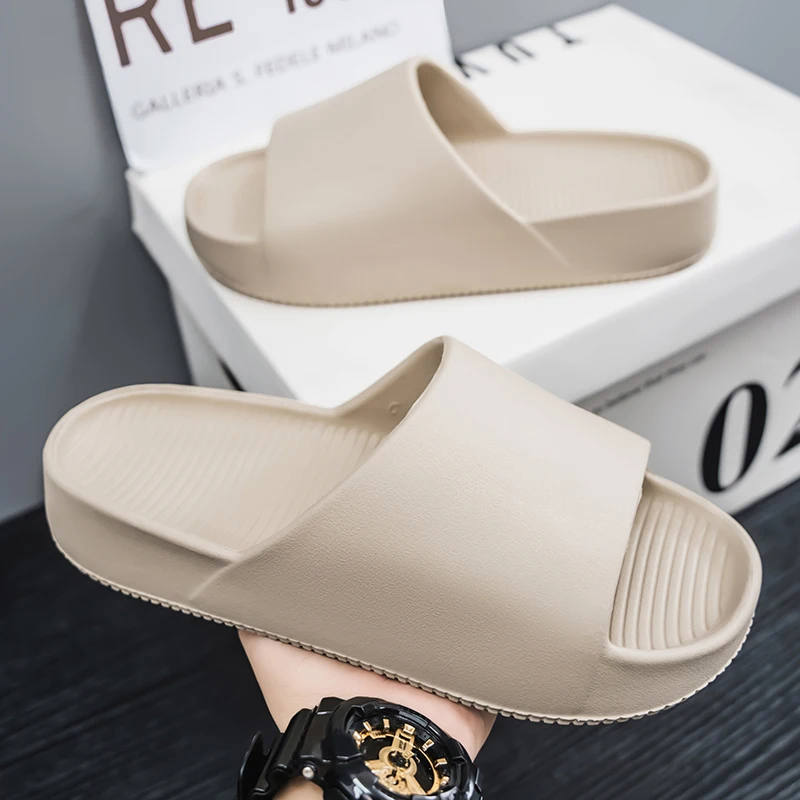 

Men's Casual Shoes Men and Women EVA Soft-soled Lightweight Home Slippers Outdoor Beach Flip-flops High-quality Exclusive Slide