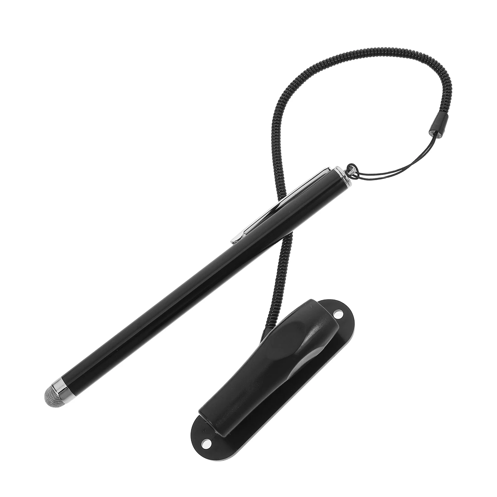 Car Pendant Touch Stylus Handwriting with Tether One Machine Finger Black Holder Pens