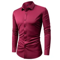 Camisa formal de manga larga para hombre, peto fino, ropa informal de negocios, transpirable, alta calidad, talla grande, moda delgada, 7XL, 8XL