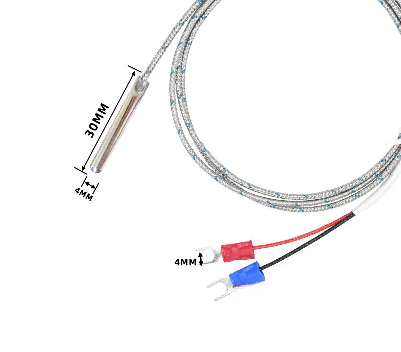 K Probe Thermocouple Temperature Probe Needle Sensing Line Small Cylinder