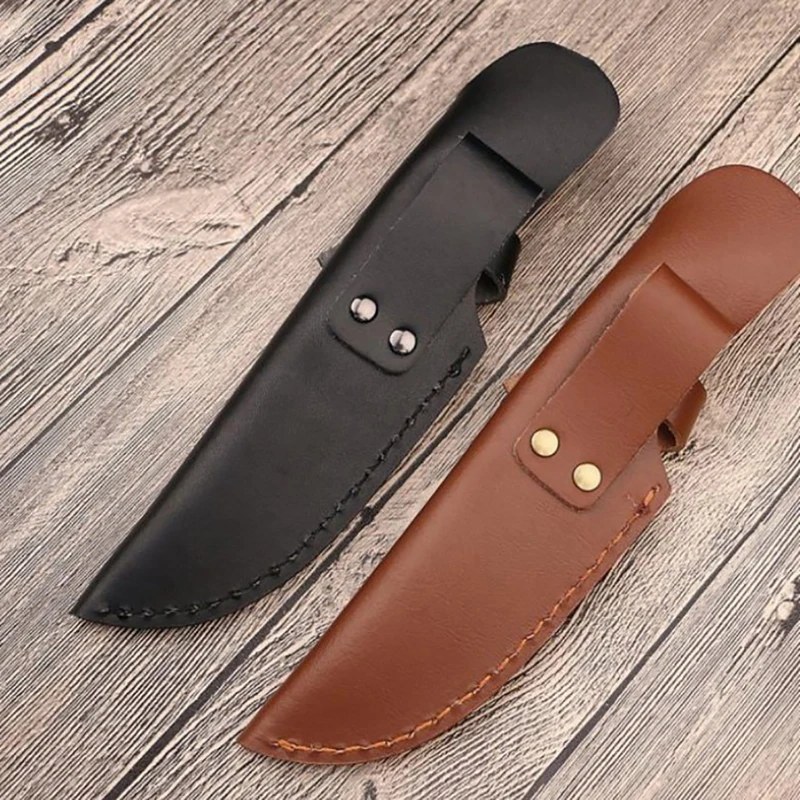 22cm Leather Knife Case Knife Sheath Leather Sheath With Waist Belt Buckle Knife Cover Leather Belt