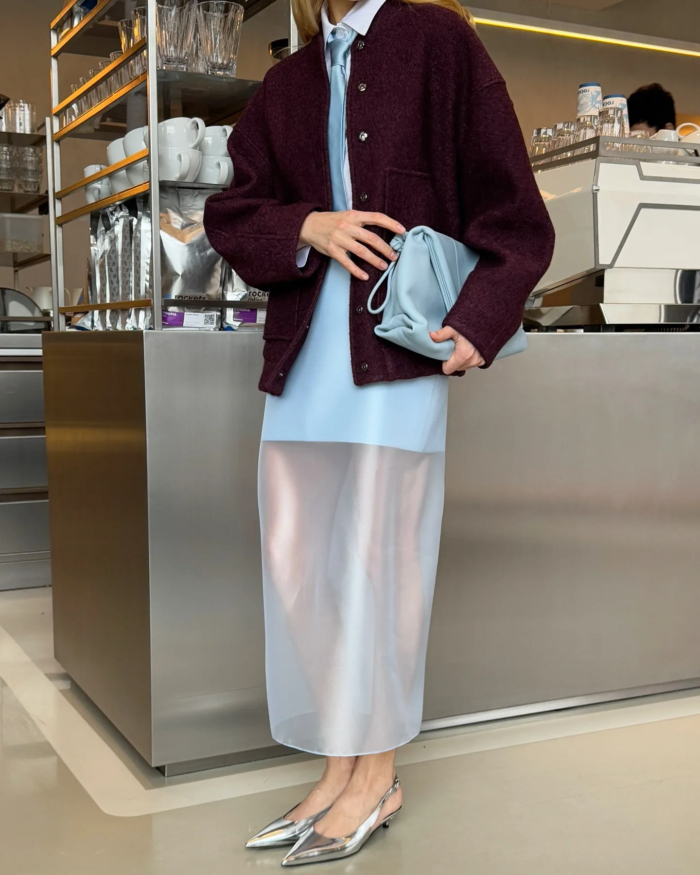 See Through Mesh Patchwork Skirts Women Fashion High Waist Casual Commuting Streetwear Vacation Party Elegant Skirt