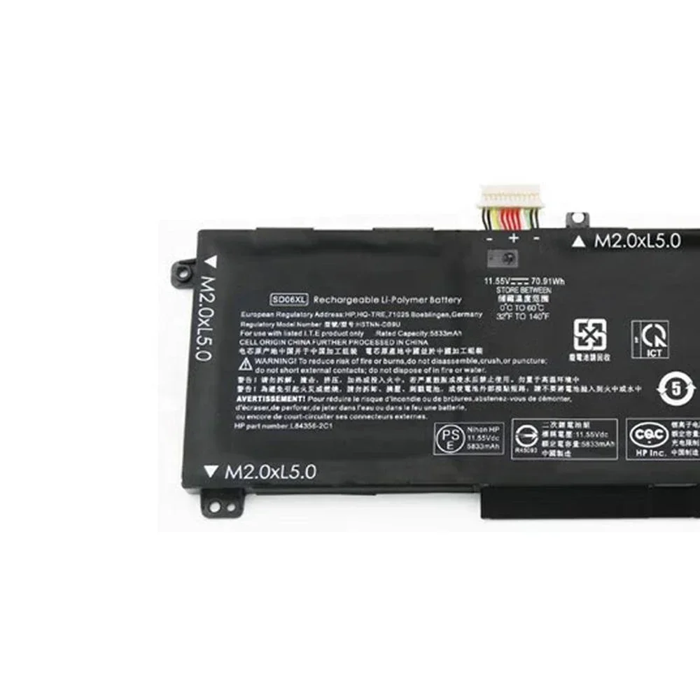 SD06XL 11.55V 70.91Wh Original Laptop Battery for HP Omen 15 15-EN0023DX 15-en1177ng 15-ek0056TX HSTNN-DB9U