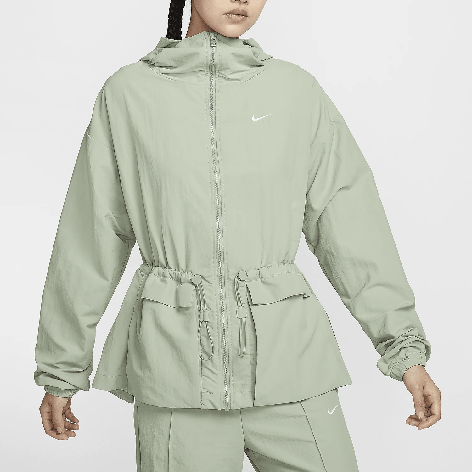 

Nike genuine genuine 2024 New Women's Waterproof Breathable Woven Hooded Jacket FN3670-370