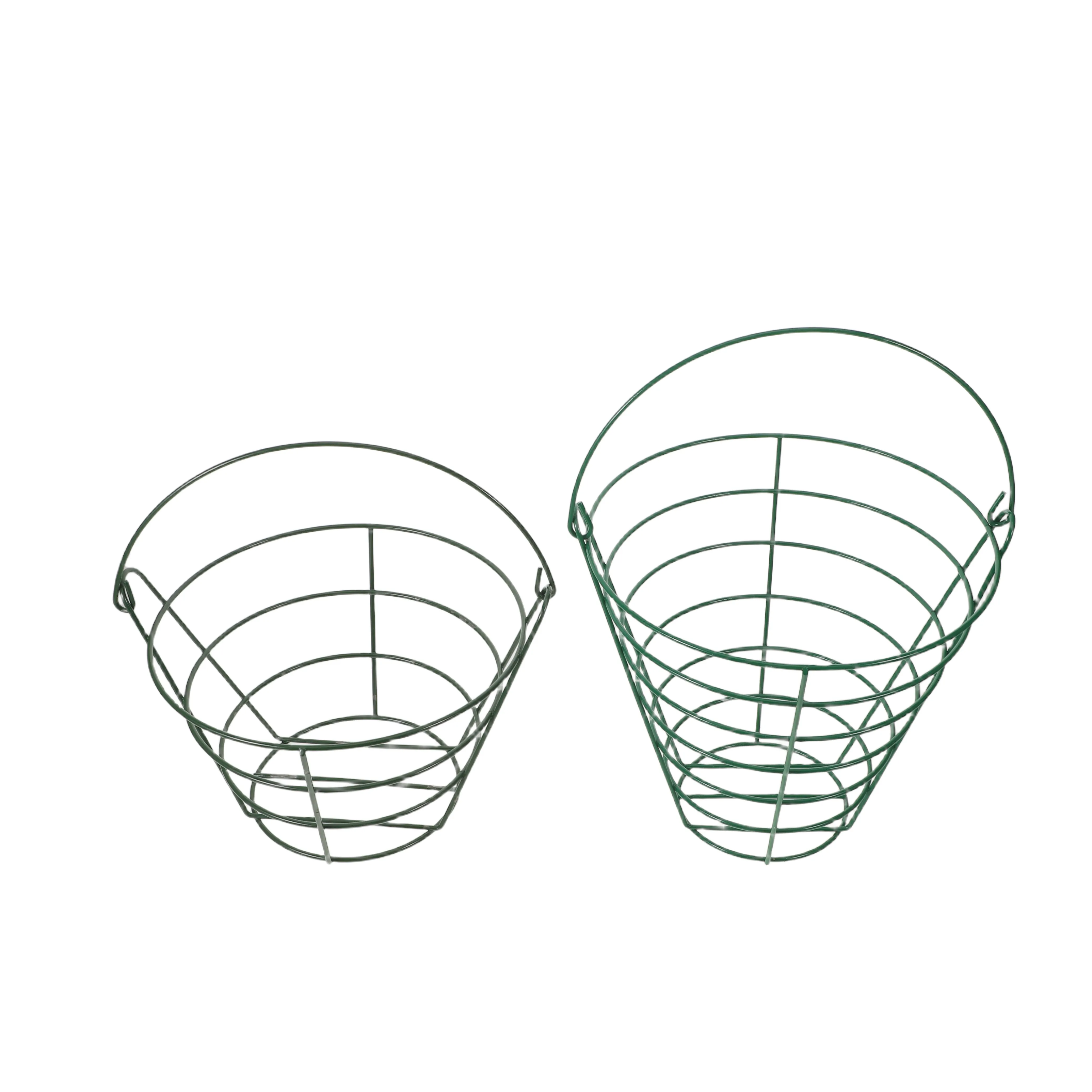 

2pcs Golf Ball Bucket Large Capacity Metal Basket For Driving Range Course School Practice Lightweight Durable Golf Ball Carrier