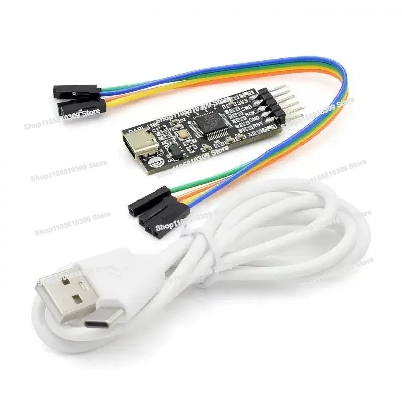Emulator STM32 Development Debugger SWD/USB Serial Port Offline Downloader, Drive-free Typec