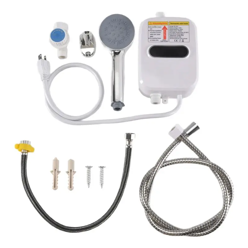 【NEW A39M】 Electric Thankless Instant Hot Water Heater 3 Seconds Instant Heating 3500W Bathroom Faucet Tap Heating US Plug 110V