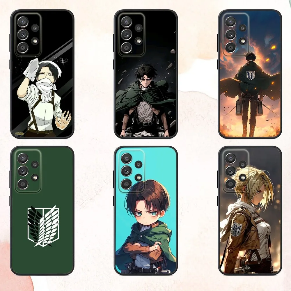 

Levi Ackerman Attack on Titan Phone Case For Samsung S25,S24,S21,S22,S23,S30,Ultra,S20,Plus,Fe,Lite,Note,10,9,5G Black Cover