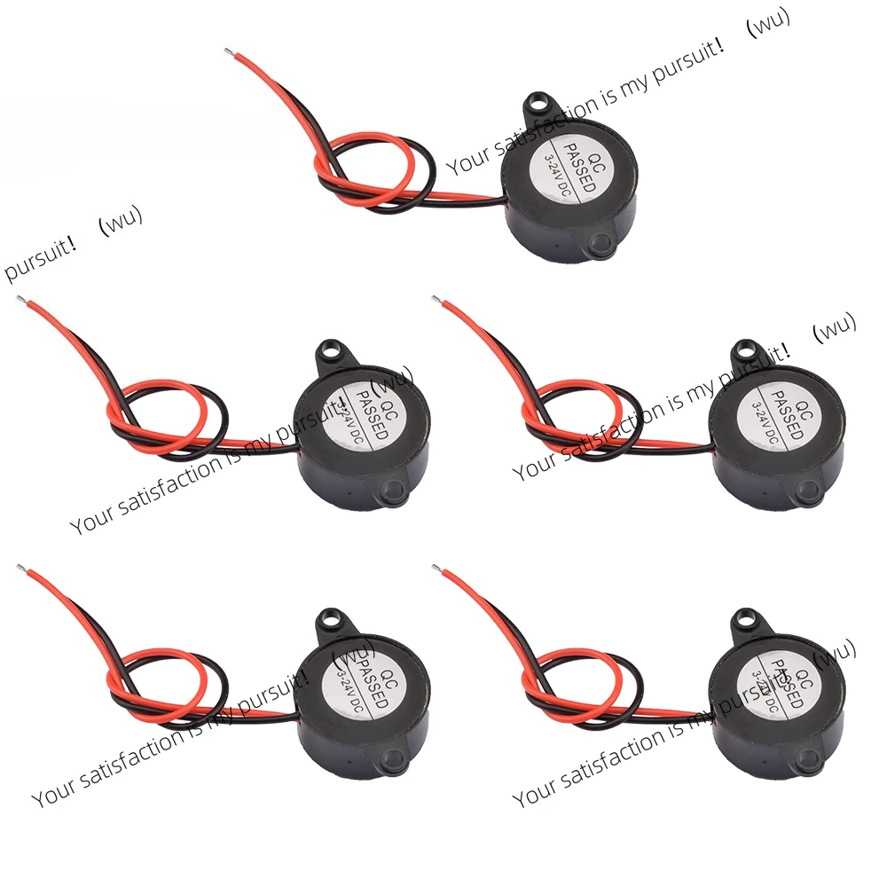 Suitable for 90 dB active buzzer, high dB SFM-20B DC 3-24V continuous sounding ringtone with wire