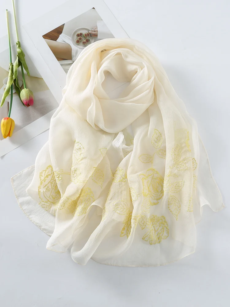 summer-light-yellow-embroidered-silk-scarf-thin-silk-long-scarf-floral-patterned-versatile-sun-protection-shawl-for